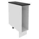 Ver imagem 1 de Balcão Armário de Cozinha Porta Pano 100% MDF Branco Acordes Madesa