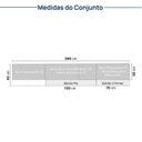 Ver imagem 7 de Cozinha Planejada 7 Peças 5 Aéreos 2 Balcões Nara CabeCasa MadeiraOriginals Cinza