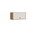 Ver imagem 3 de Armário 1 Basculante 70cm Torino Marrom/Mel/Off White
