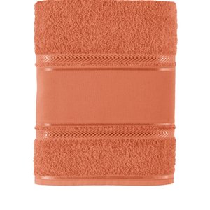 Toalha de Banho Para Bordar Teka Criativa Cristine 100% Algodão Terracota