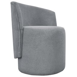 Kit 2 Poltronas Decorativa Organica para Sala Recepção Aura Luxo Boucle Premium - 6