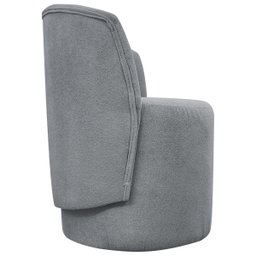 Kit 2 Poltronas Decorativa Organica para Sala Recepção Aura Luxo Boucle Premium - 4