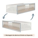 Ver imagem 5 de Cama Infantil Montessoriana Solteiro de Chão com Grades