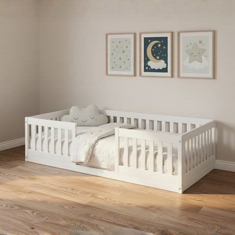 Cama Infantil Montessoriana Solteiro Naninha Espresso Móveis