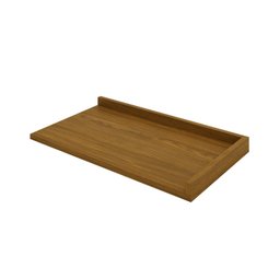 Tampo para Balcão Canto Reto 94cm Emilly Espresso Móveis - 1