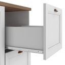 Ver imagem 3 de Balcão de Cozinha Unna 2 Portas e 2 Gavetas 120cm Branco com Tampo Mdp - Poliman Móveis