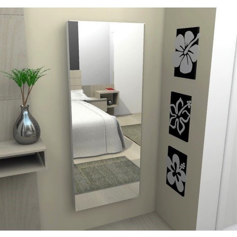 Espelheira Armário em Mdf Suspenso para Acessórios Bijus Cosméticos