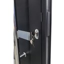 Ver imagem 6 de Porta Lambril de Alumínio 210 x 80cm com Puxador Friso e Visor Linha 30 Abertura Direita Preto Esqua