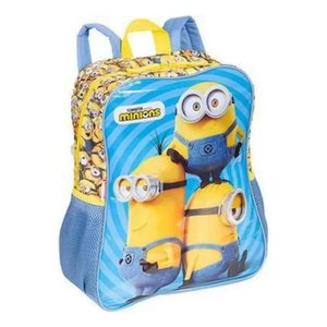 Mochila Escolar Infantil Minions 06606900 Azul - Sestini