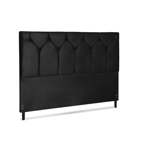Cabeceira Amsterdã Jbe Moveis King Size 1,95 Casal Diamond Luxo Cama Box Linha Quartos Preto