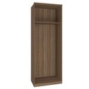 Ver imagem 2 de Guarda Roupa Modulado 02 Portas 245cm Setiba - Jequitibá/palha