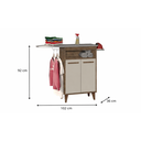 Ver imagem 3 de Tábua de Passar Horizon com Organizador + Suporte para Roupas: Canela/off White