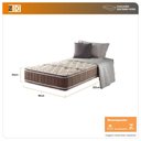 Ver imagem 4 de Cama Box Solteiro King + Colchão Espuma Orleans Marrom