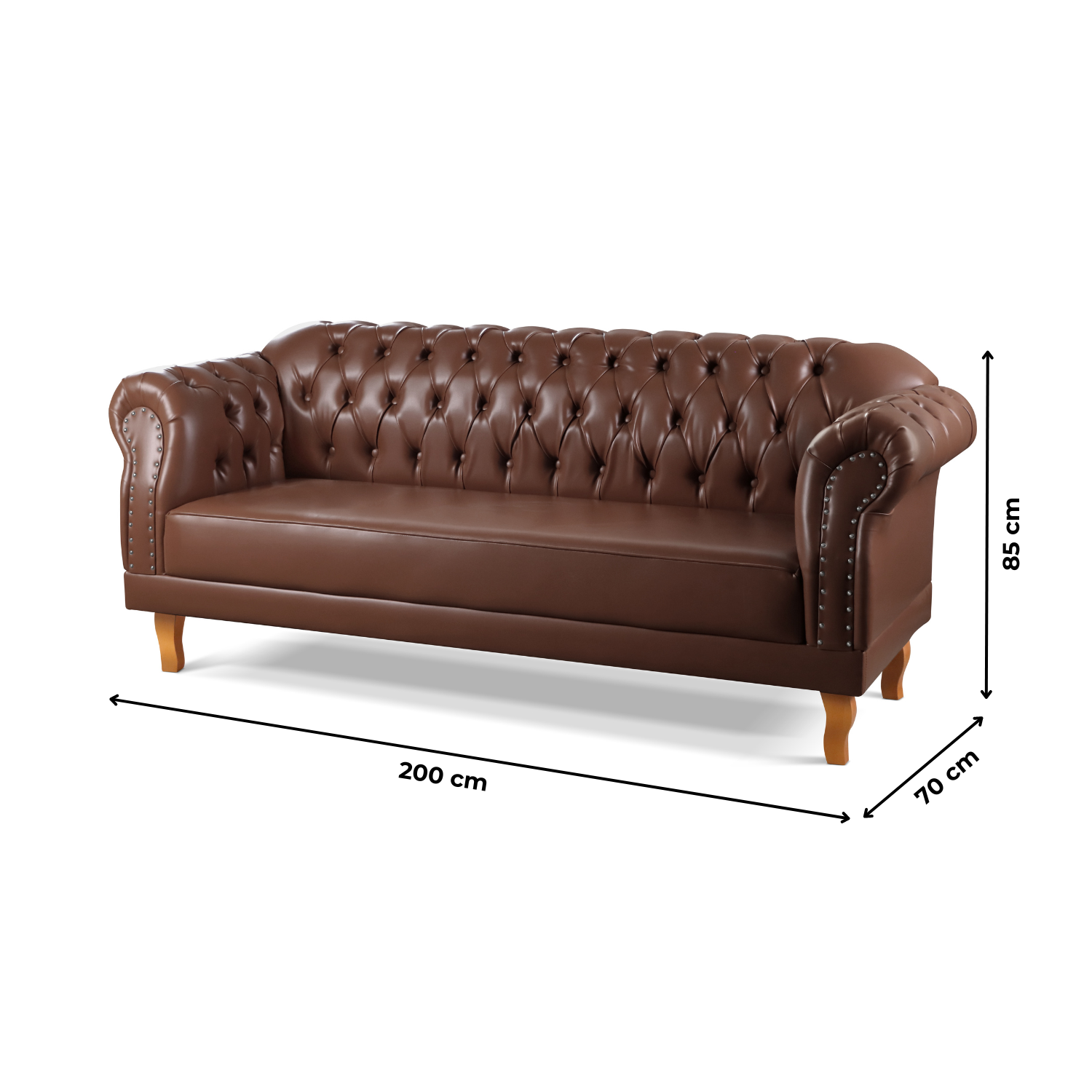 Conjunto de Sofás Chesterfield Duque - 4