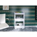 Ver imagem 3 de Armário Balcão De Chão De C 4 Rodinhas Multiuso On Design Ecommerce Carrinho Multiuso