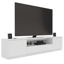 Ver imagem 5 de Rack para TV até 85 Polegadas 100% MDF 200cm Portas 2 Gavetas Liz Yescasa Branco