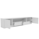 Ver imagem 4 de Rack para TV até 85 Polegadas 100% MDF 200cm Portas 2 Gavetas Liz Yescasa Branco