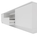 Ver imagem 6 de Rack para TV até 85 Polegadas 100% MDF 200cm Portas 2 Gavetas Liz Yescasa Branco
