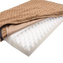 Ver imagem 4 de Cama Pet Ortopedica Colchão Grande 89x58cm Espuma Casca de Ovo Memoria Foam Lavável com Zíper Cães