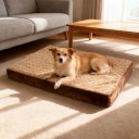 Ver imagem 3 de Cama Pet Ortopedica Colchão Grande 89x58cm Espuma Casca de Ovo Memoria Foam Lavável com Zíper Cães