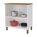 Ver imagem 3 de Balcão Cooktop Armário Duas Portas para 4 e 5 Bocas