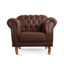 Ver imagem 5 de Kit 2 Poltronas Duque Chesterfield Yescasa Marrom