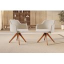 Ver imagem 2 de Kit com 2 Cadeiras Giratória Eros para Sala de Estar