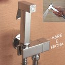 Ver imagem 2 de Duchinha Quadrada Super Luxo com Registro - 7024lxo