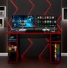 Mesa para Computador Escrivaninha Gamer Mdp 135x60 Netmobil - Vermelho - 3