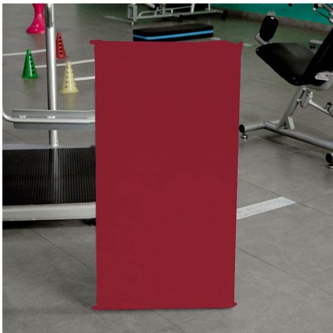 Colchonete Ginastica Academia Creche Yoga Fitness 95X59X3 Courino Vermelho - D A DECOR