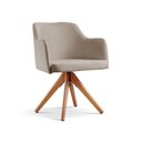 Ver imagem 3 de Kit 02 Cadeiras Eros Giratória Linho