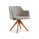 Ver imagem 3 de Kit 02 Cadeiras Eros Giratória Linho