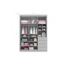 Quarto Infantil Guarda-Roupa 3 Portas e Cômoda 4 Gavetas Pérola Cinza - 5