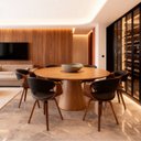 Ver imagem 2 de Kit 2 Cadeiras de Jantar Nicole Homenow Madeira Cor Preto