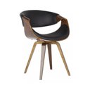 Ver imagem 3 de Kit 2 Cadeiras de Jantar Nicole Homenow Madeira Cor Preto