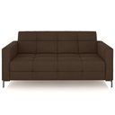 Ver imagem 3 de Sofá 3 Lugares Sala Living Industrial 200cm Senna K01 Veludo Marrom - Lyam Decor