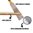 Ver imagem 3 de Serrote Japonês Ryoba Topman-z 570mm Dentes Cross e Rip