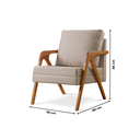 Ver imagem 4 de Kit 2 Poltronas Decorativas Mona