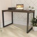 Ver imagem 4 de Escrivaninha Mesa Escritório Diretor com Gaveteiro Office 4 Gavetas 120cm Industrial Carvalho e Munique Marrom