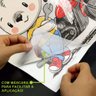 Adesivo de Parede Infantil Ursinho Motoqueiro-Extra Grande 85x89cm - 3