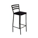 Ver imagem 3 de Conjunto Bistrô Mesa com 2 Banquetas Altas Morumbi Preto e Tampo Preto