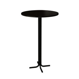 Conjunto Bistrô Mesa com 2 Banquetas Altas Morumbi Preto e Tampo Preto - 4