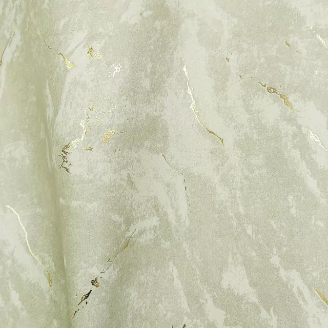Papel de Parede Kantai Coleção White Swan Cimento Queimado Bege Escuro com Brilho Dourado - 3