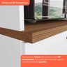 Balcão para Cozinha 2 Portas 80cm com Tampo Emily Espresso Móveis - 8