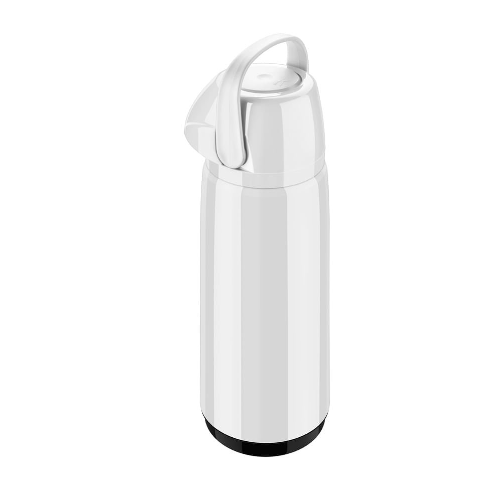 Garrafa Térmica Air Pot 1,8L Slim Pressão Branco Invicta - 4
