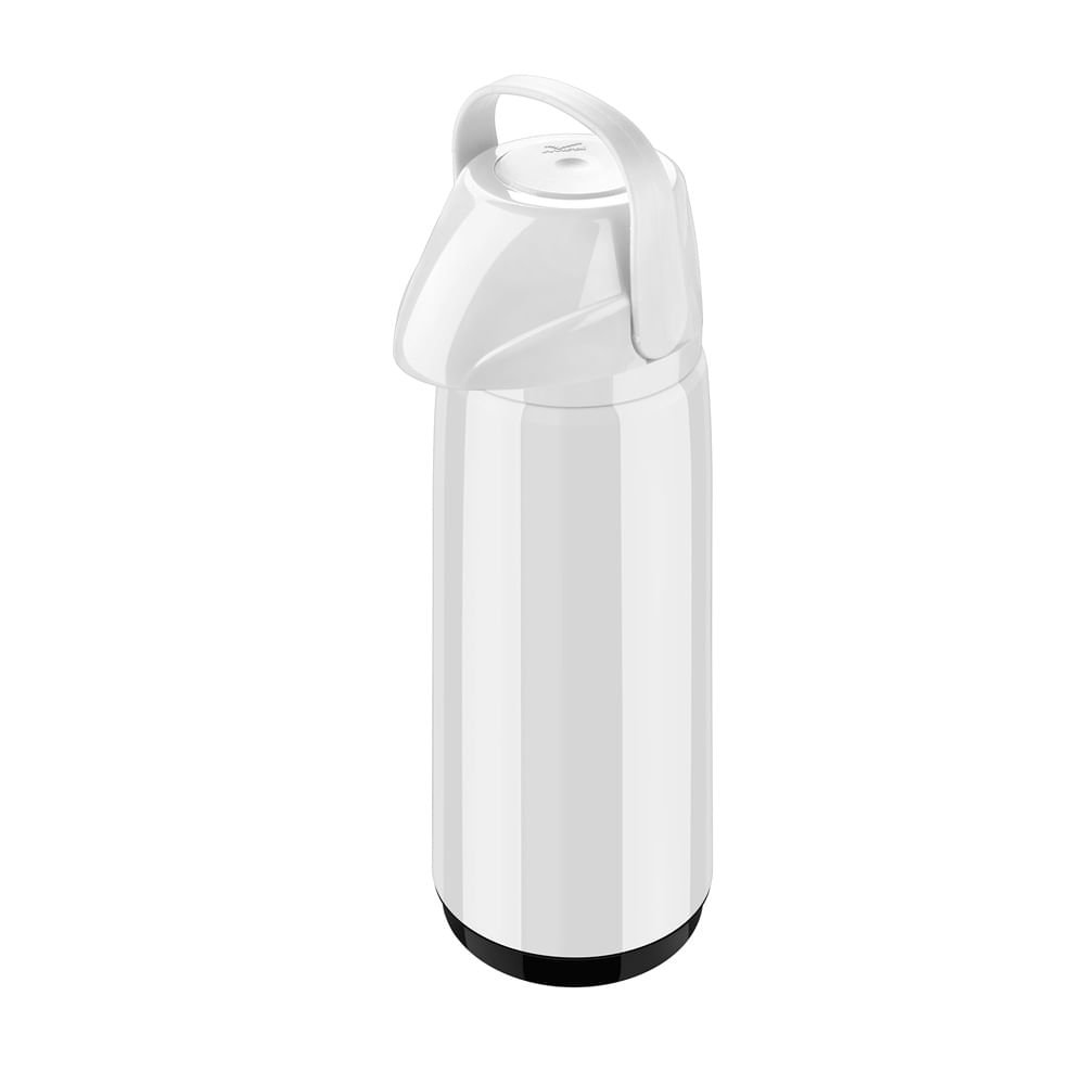 Garrafa Térmica Air Pot 1,8L Slim Pressão Branco Invicta - 3