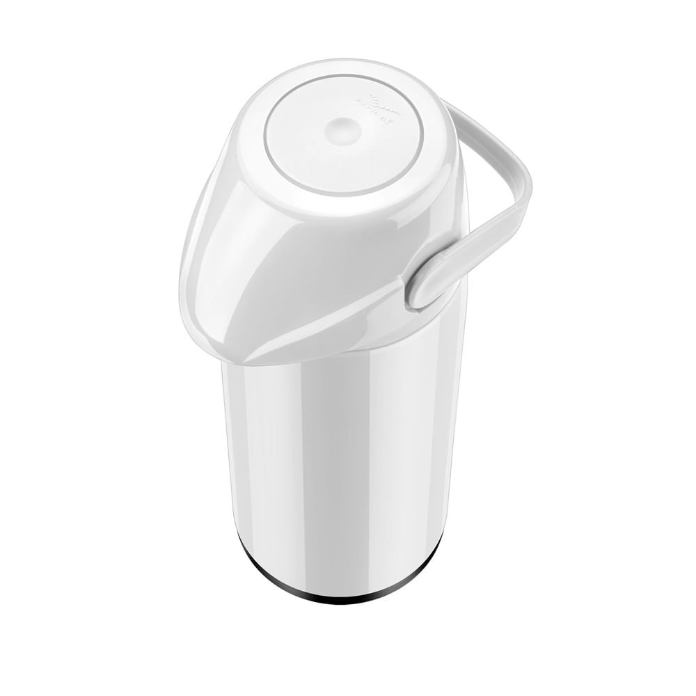 Garrafa Térmica Air Pot 1,8L Slim Pressão Branco Invicta - 2