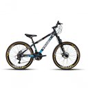 Ver imagem 1 de Bicicleta Vikingx Tuff 25/30 Aro 26 Vmaxx Freio a Disco Cambios Shimanos 21v Preto Azul