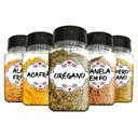 Ver imagem 4 de Pote Tempero Kit 10 Potes+24 Etiquetas Adesivas Porta Condimento Q170 Arte na Arte Potes de Tempero
