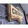 Placa Cantinho do Churrasco Decorativa Talhada - 2